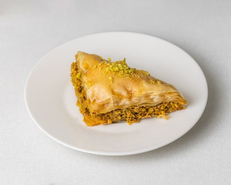 Delicious authentic baklava pastries